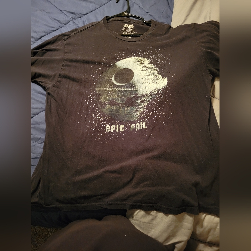 2xl Star Wars Death Star Epic Fail T-Shirt